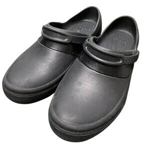 Crocs Mercy Work Clogs Slip Resistant Work Shoes Women’s 9‎ Black Nurse Chef